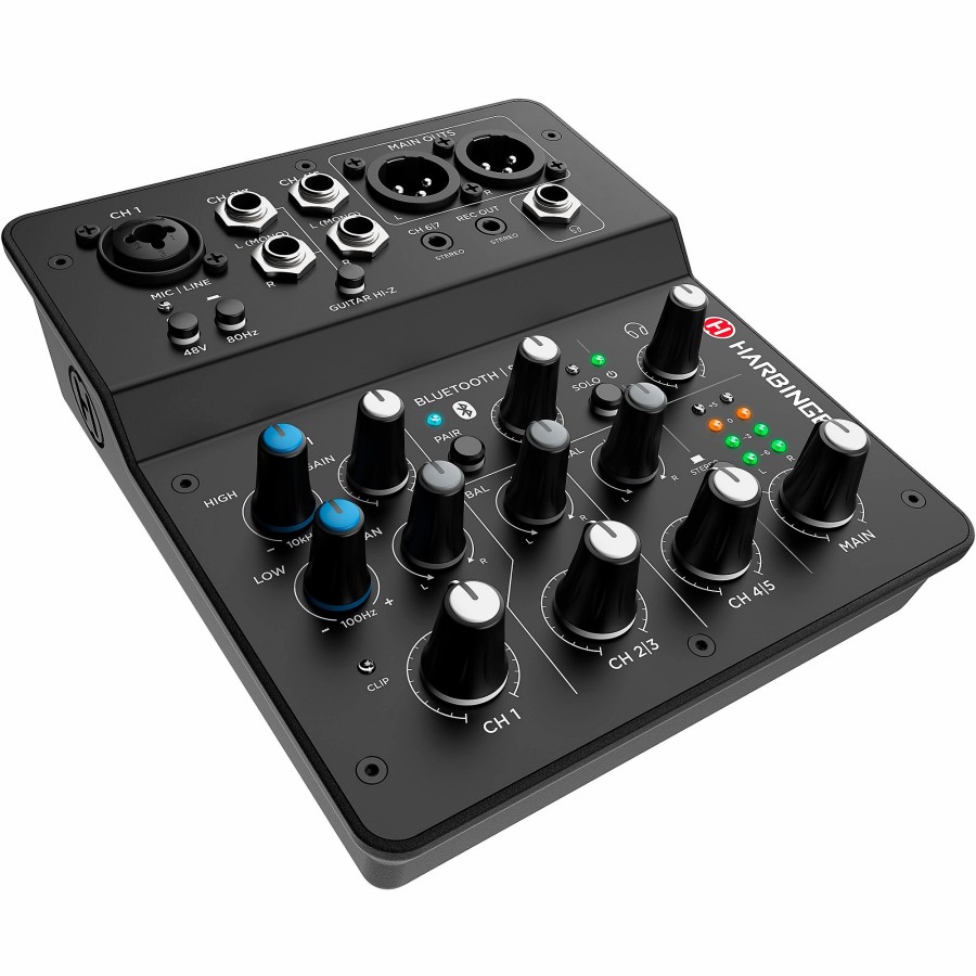 Recording Harbinger | Harbinger Lv7 7-Channel Analog Mixer With Bluetooth