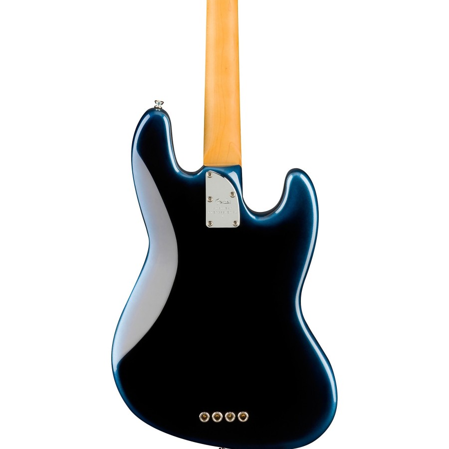 Basses Fender Left-Handed | Fender American Professional Ii Jazz Bass Rosewood Fingerboard Left-Handed Dark Night