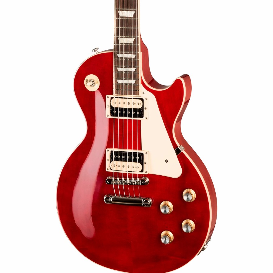 Guitars Gibson Solid Body | Gibson Les Paul Classic Electric Guitar Transparent Cherry