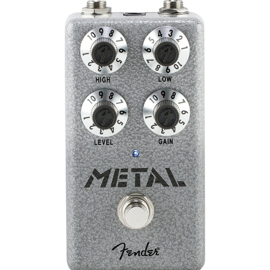 Amps & Effects Fender Distortion & Overdrive | Fender Hammertone Metal Effects Pedal Gray And Black