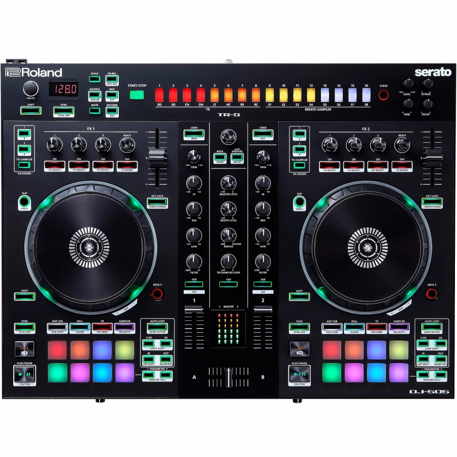 Dj Equipment Roland | Roland Dj-505 Dj Serato Dj Controller