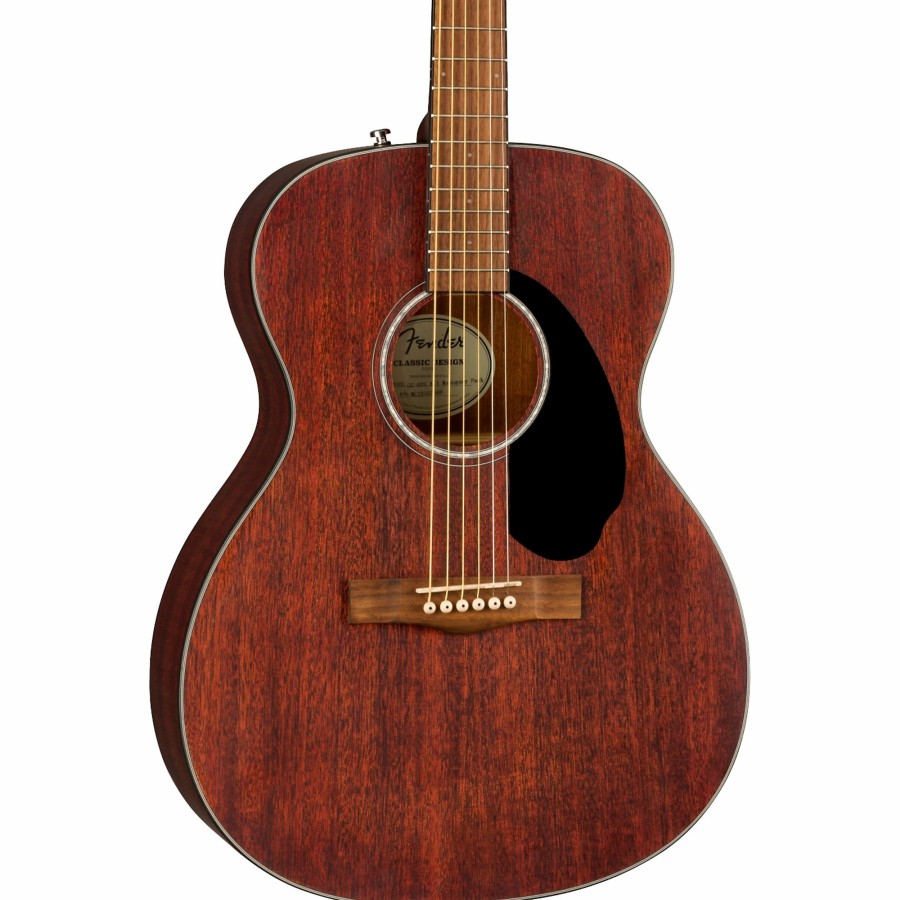 Guitars Fender | Fender Cc-60S Concert All-Mahogany Acoustic Guitar Pack V2 Natural