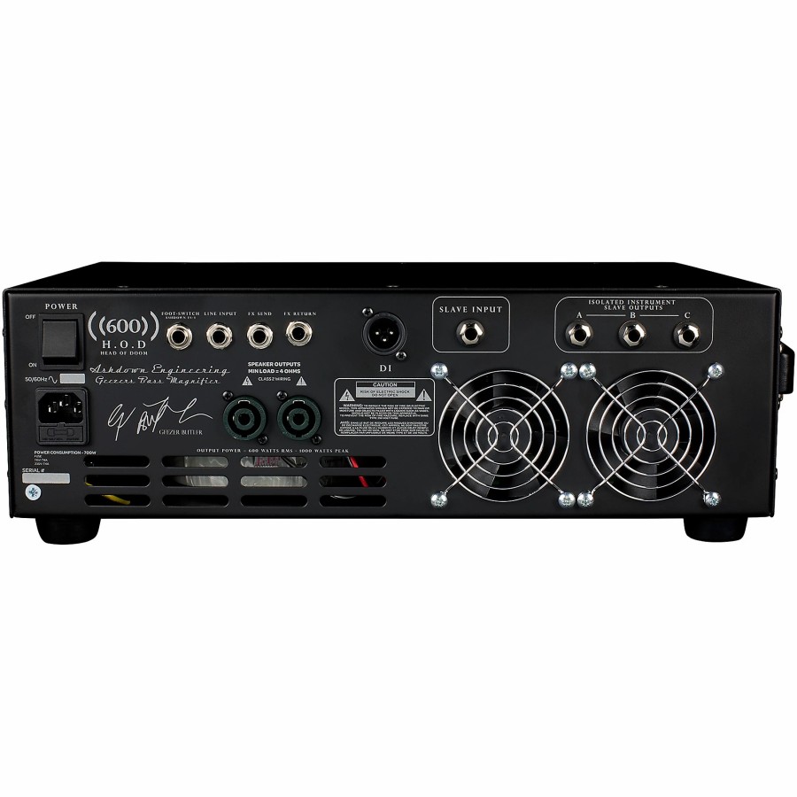 Amps & Effects Ashdown Heads | Ashdown Hod 600 Geezer Butler Signature 600W Bass Amp Head