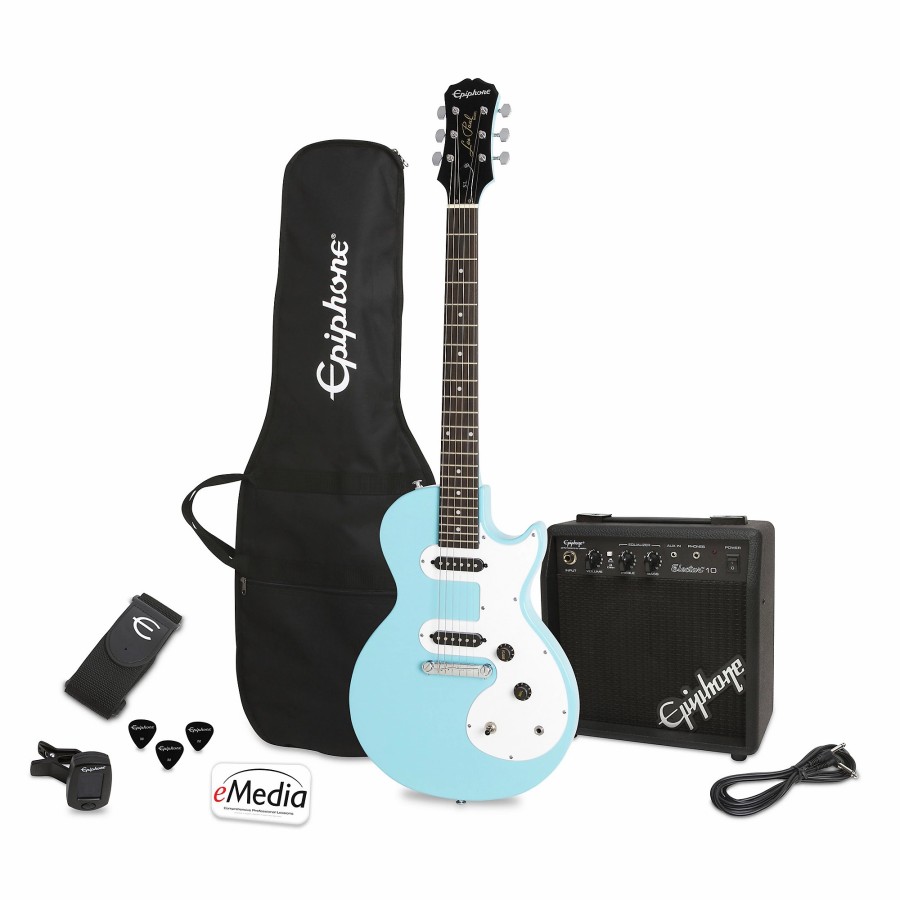 Guitars Epiphone | Epiphone Les Paul Sl Player Pack Pacific Blue