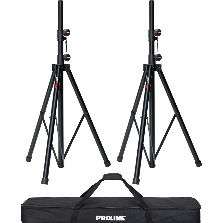 Live Sound Road Runner | Road Runner 12" Speaker Bag Bundle With Proline Speaker Stands And Cables