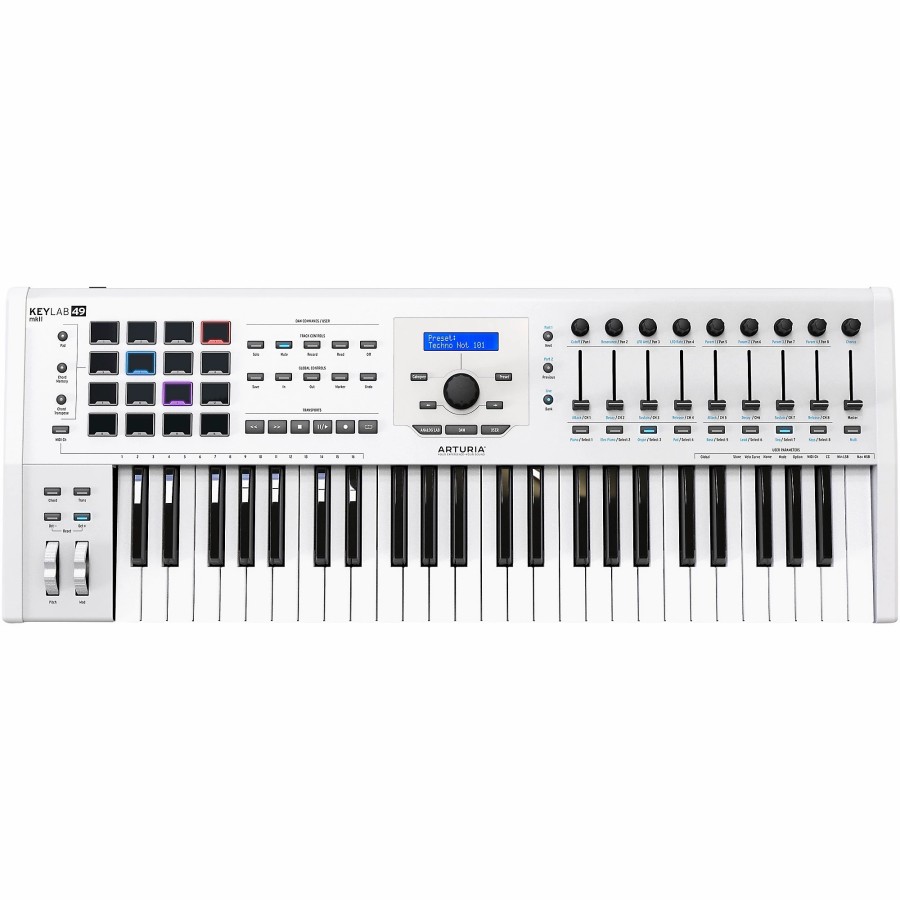 Keyboards & Midi Arturia Midi Controllers | Arturia Keylab 49 Mkii Keyboard Controller White