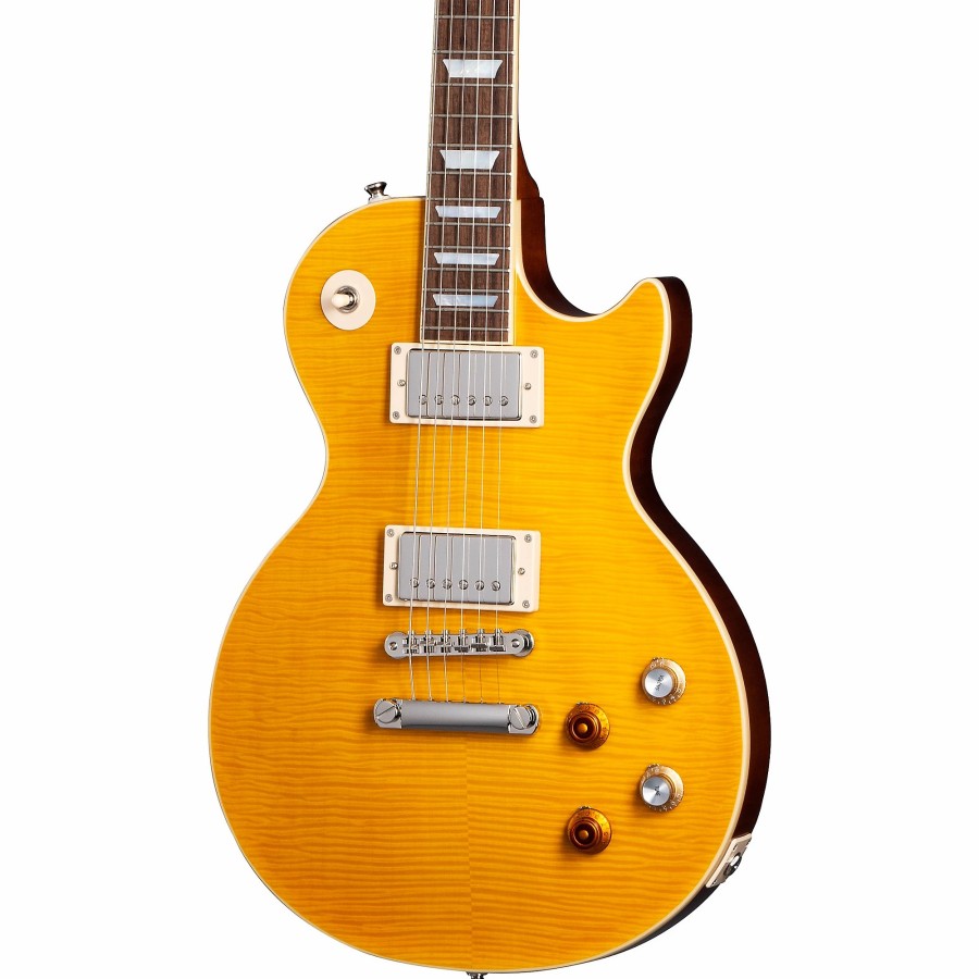 Guitars Epiphone Solid Body | Epiphone Kirk Hammett "Greeny" 1959 Les Paul Standard Electric Guitar Greeny Burst