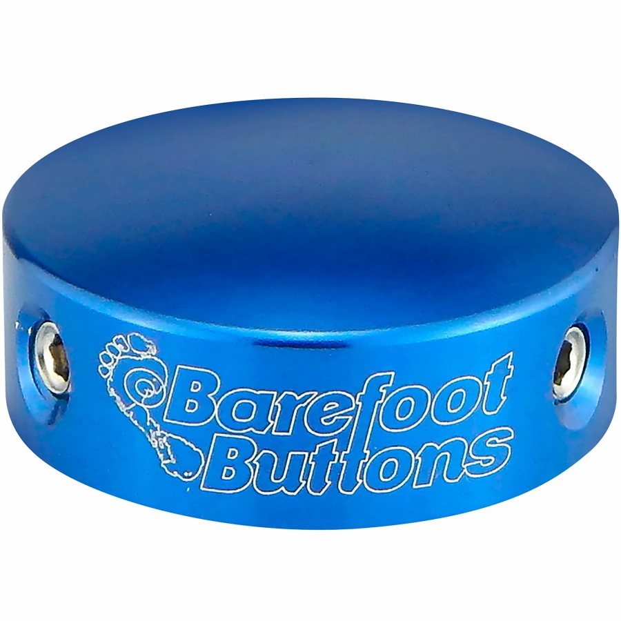 Amps & Effects Barefoot Buttons Effects Pedal Accessories | Barefoot Buttons V2 Standard Footswitch Cap Dark Blue