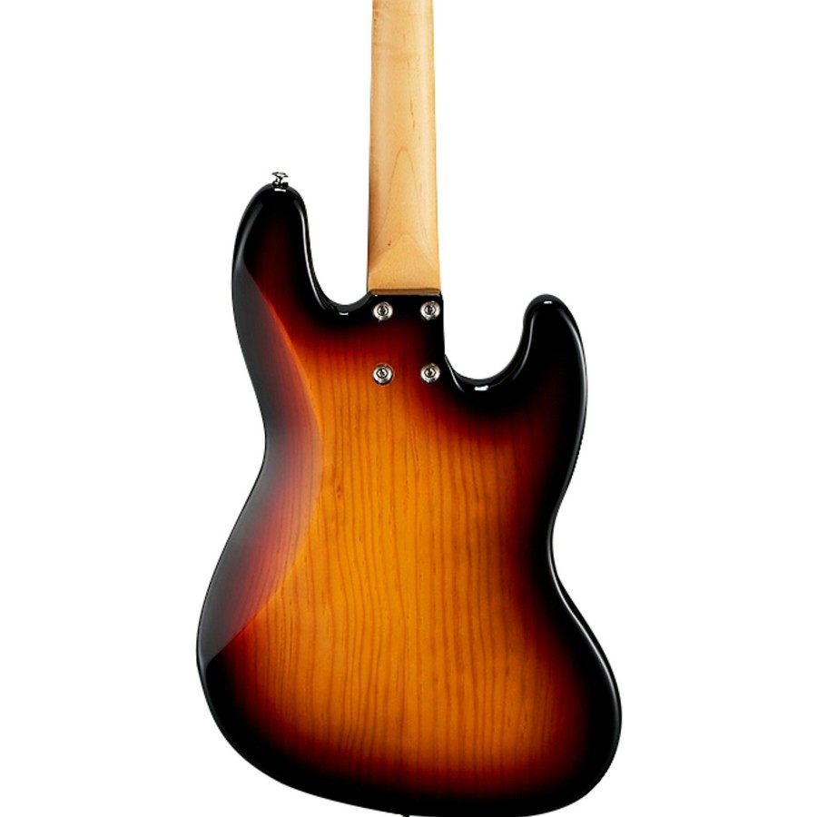 Basses Gu0026L Left-Handed | G&L Fullerton Deluxe Jb Left Handed Electric Bass 3-Tone Sunburst