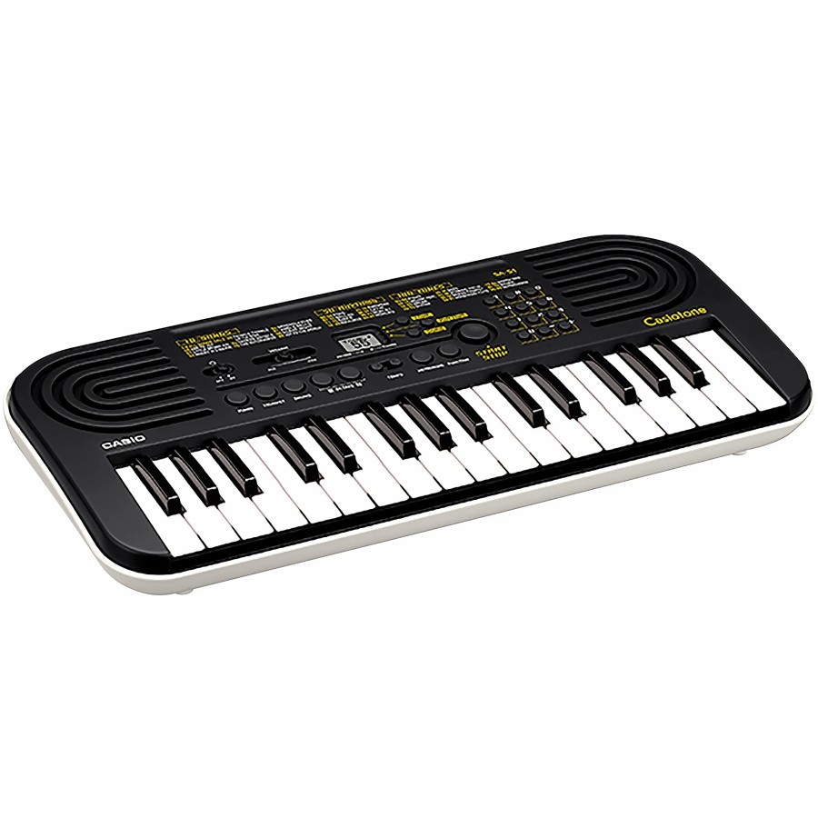 Keyboards & Midi Casio | Casio Sa-51 32-Key Mini Portable Keyboard Black