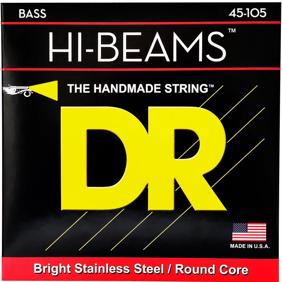 Basses DR Strings Bass Guitar Strings | Dr Strings Hi-Beams Medium 4-String Bass Strings