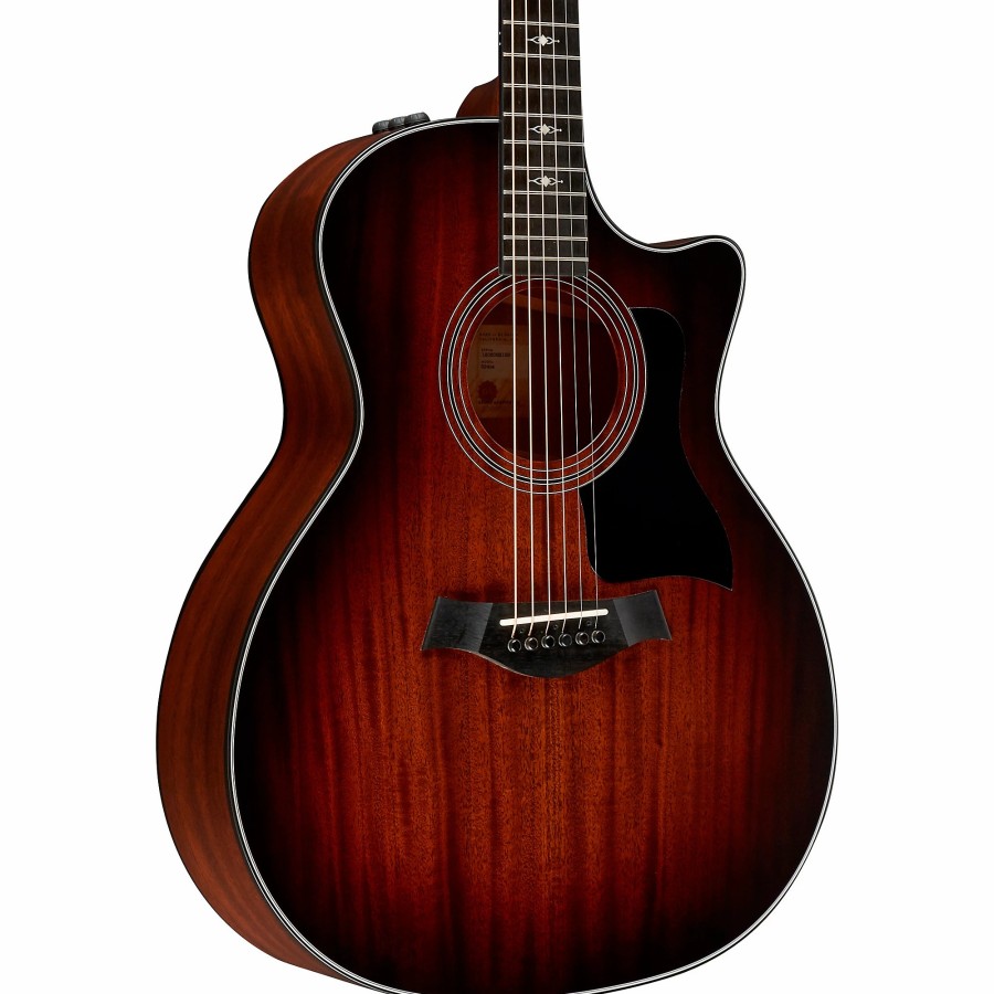 Guitars Taylor Acoustic Electric | Taylor 324Ce V-Class Grand Auditorium Acoustic-Electric Guitar Shaded Edge Burst