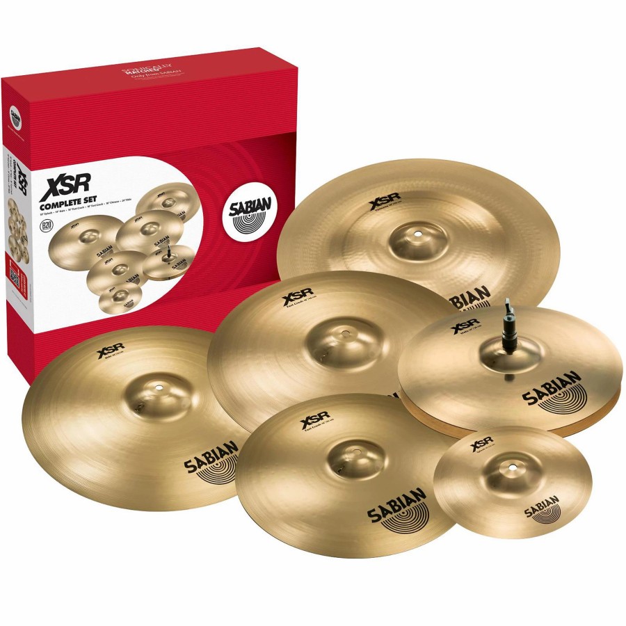 Drums SABIAN Cymbal Packs | Sabian Xsr Complete Set Cymbals