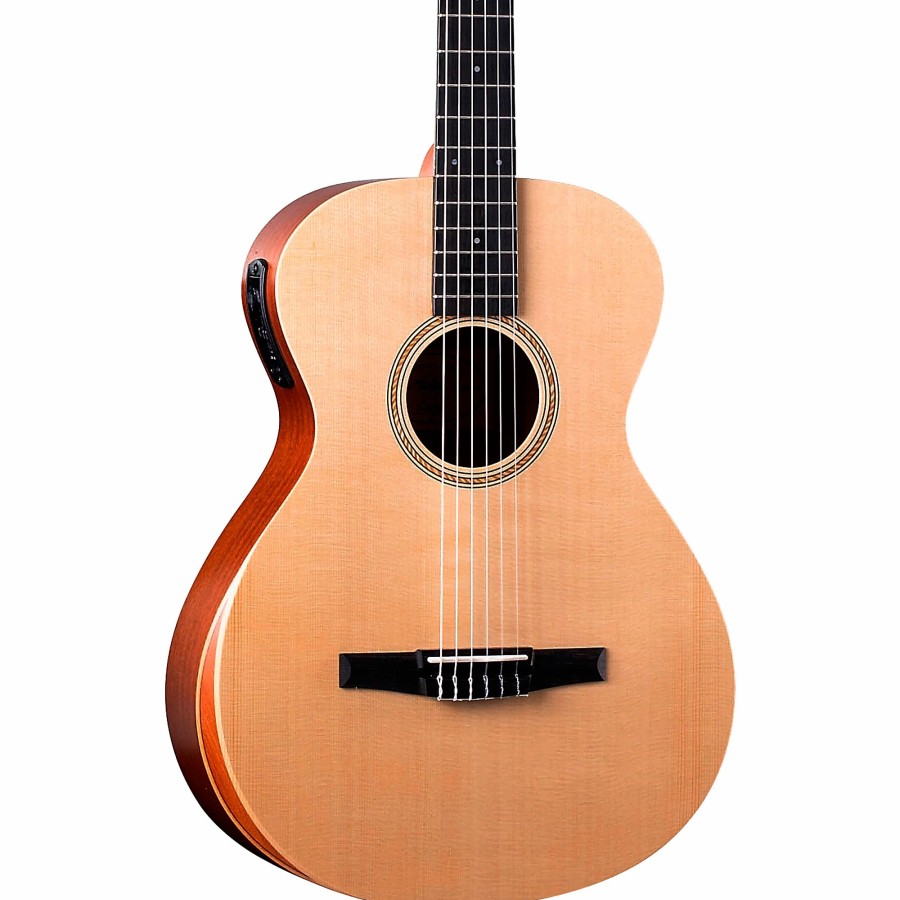 Guitars Taylor | Taylor Academy 12E-N Grand Concert Nylon Acoustic-Electric Guitar Natural