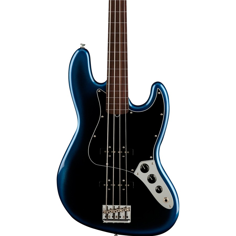 Basses Fender Fretless | Fender American Professional Ii Fretless Jazz Bass Rosewood Fingerboard Dark Night