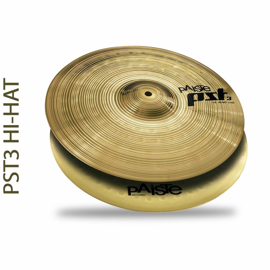 Drums Paiste Cymbal Packs | Paiste Pst 3 Limited-Edition Universal Cymbal Set With Free 18" Crash 14, 16, 18 And 20 In.