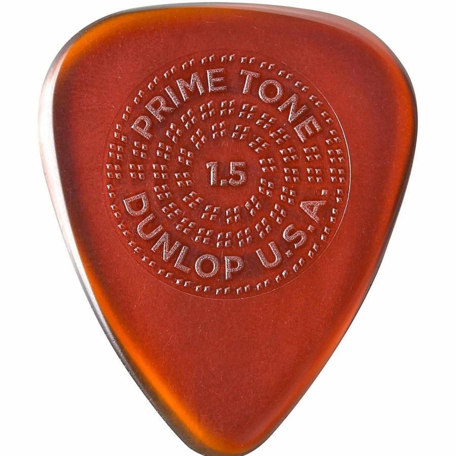 Guitars Dunlop Guitar Picks | Dunlop Primetone Standard Shape With Grip 3-Pack 1.5 Mm