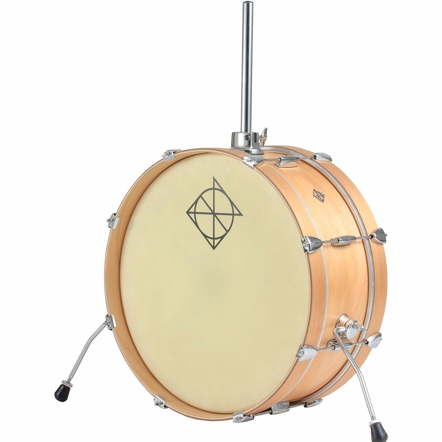 Drums Dixon Bass Drums | Dixon Little Roomer Bass Drum 20 X 7 In. Satin Natural