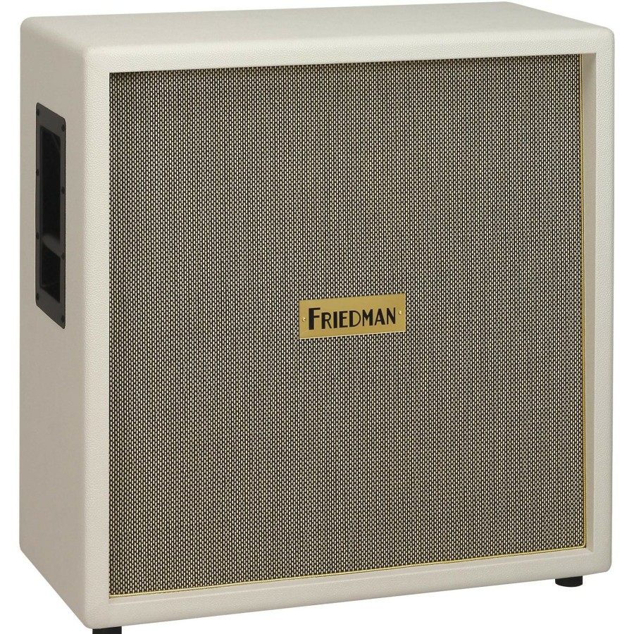 Amps & Effects Friedman Cabinets | Friedman White Tolex Vintage 4X12 Guitar Speaker Cab White Tolex