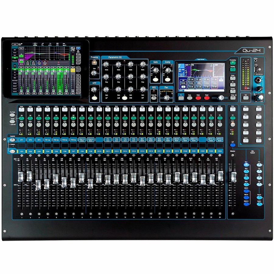 Recording Allen u0026 Heath | Allen & Heath Qu-24 Chrome Edition Digital Mixer