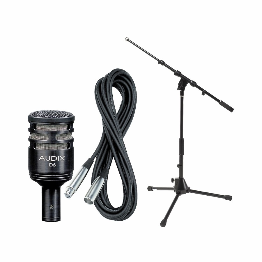 Mics & Wireless Audix | Audix D6 Kick Drum Mic With Cable And Stand