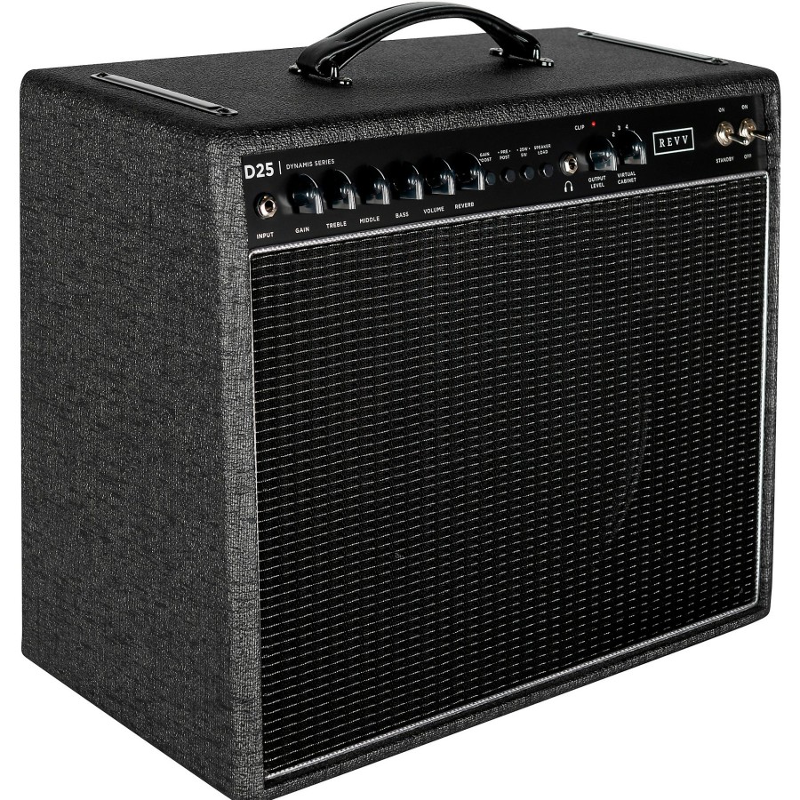 Amps & Effects Revv Amplification Combo Amps | Revv Amplification D25 25W 1X12 Creamback Tube Combo Amplifier Pewter Bronco