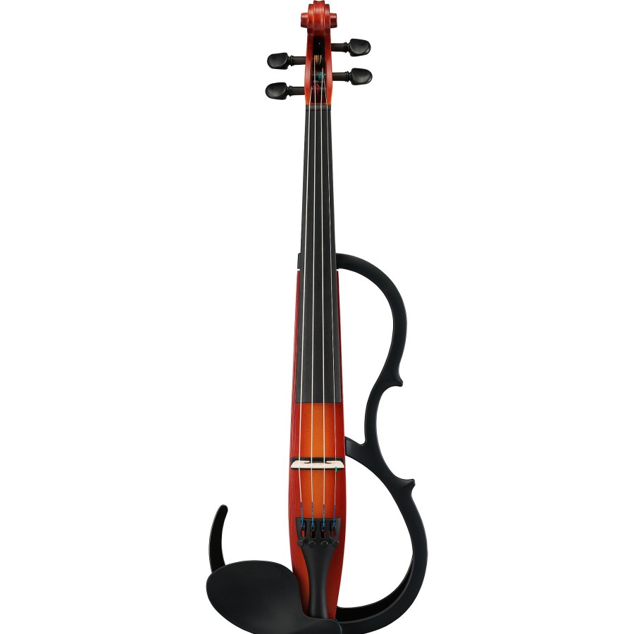 Band & Orchestra Yamaha | Yamaha Sv-250 Electric Violin Shaded Brown 4/4