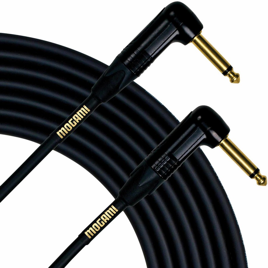 Guitars Mogami Instrument Cables | Mogami Gold Right Angle To Right Angle Instrument Cable 18 Ft.