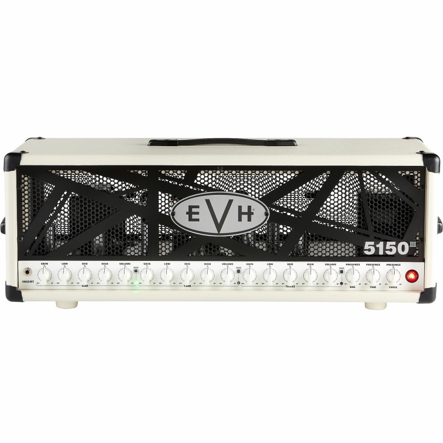 Amps & Effects EVH Heads | Evh 5150Iii 100W 3-Channel Tube Guitar Amp Head Ivory