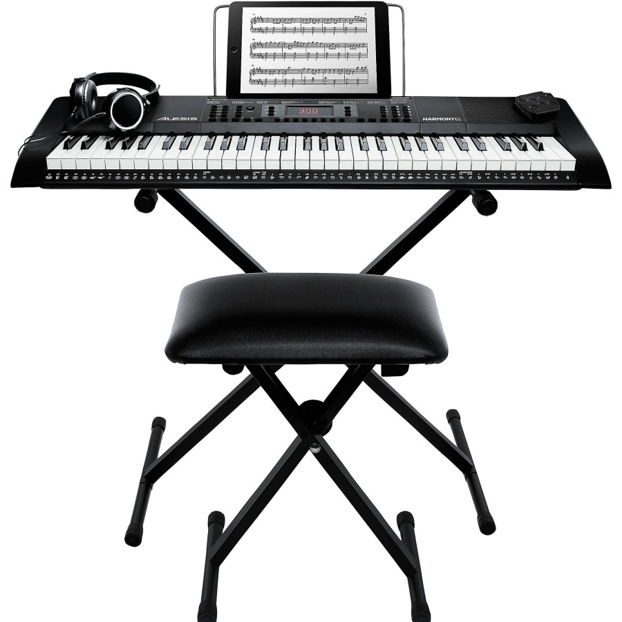 Keyboards & Midi Alesis | Alesis Harmony 61 Mk3 61-Key Keyboard With Stand And Bench