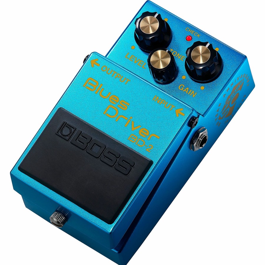 Amps & Effects BOSS Effects Pedals | Boss Bd-2-B50A Blues Driver 50Th Anniversary Effects Pedal Blue