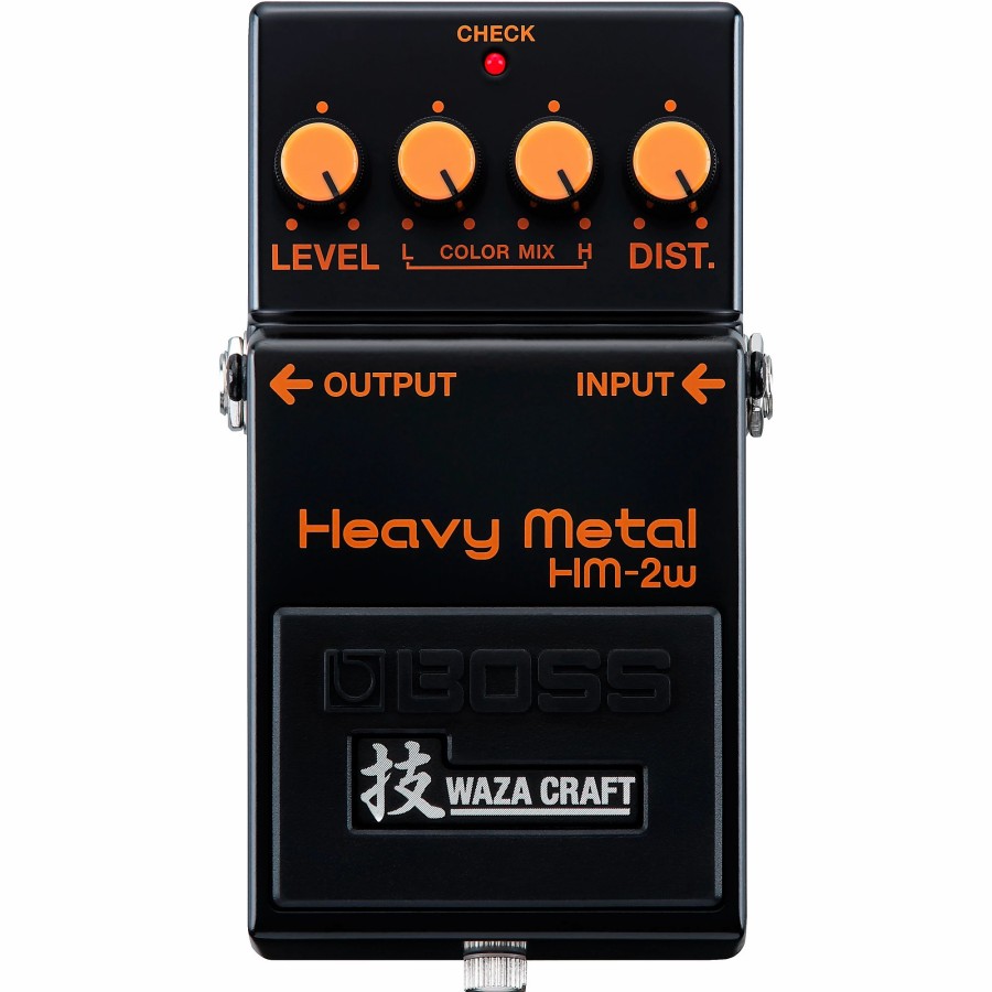 Guitars BOSS Effects | Boss Hm-2W Heavy Metal Waza Craft Distortion Effects Pedal Black