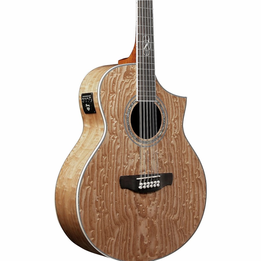 Guitars Ibanez 12-String | Ibanez Exotic Wood Series Ew2012Asent 12-String Acoustic-Electric Guitar Gloss Natural