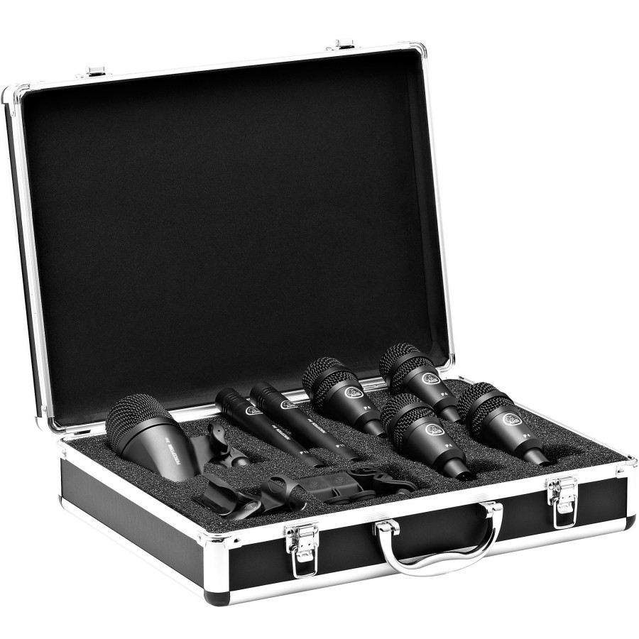 Mics & Wireless AKG | Akg Drumset Session 1 7-Piece Microphone Set Black