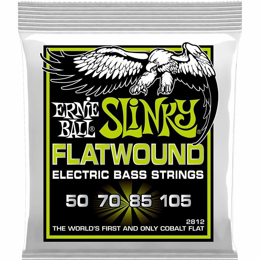 Basses Ernie Ball Bass Guitar Strings | Ernie Ball 2812 Regular Slinky Flatwound Bass Strings