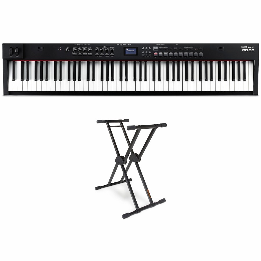 Keyboards & Midi Roland | Roland Rd-88 88-Key Stage Piano And Ks-20X Stand