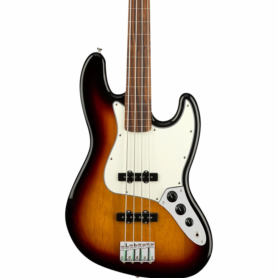 Basses Fender Fretless | Fender Player Fretless Jazz Bass Pau Ferro Fingerboard 3-Color Sunburst