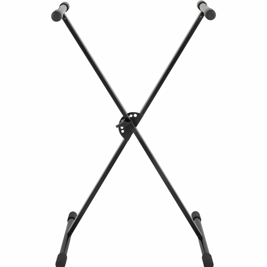 Keyboards & Midi Musician's Gear Stands & Racks | Musician'S Gear Kbx1 Single-Braced Keyboard Stand Black