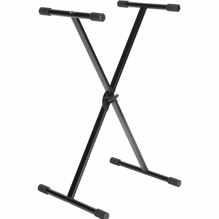 Keyboards & Midi Musician's Gear Stands & Racks | Musician'S Gear Kbx1 Single-Braced Keyboard Stand Black