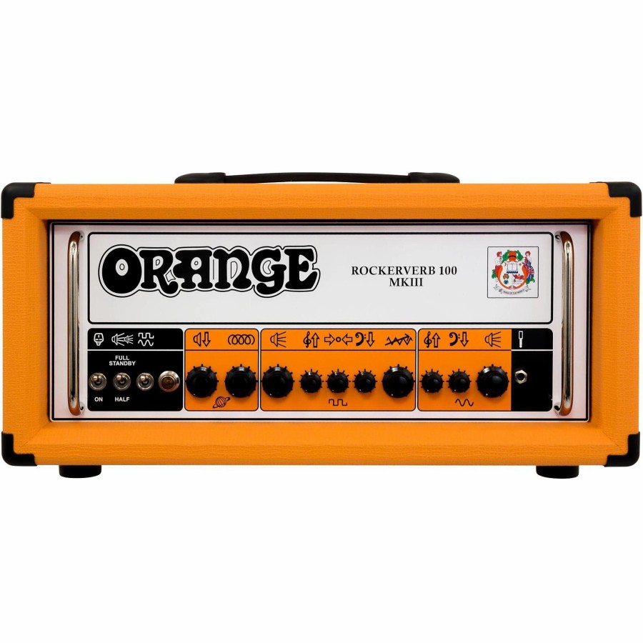 Guitars Orange Amplifiers Guitar Amps | Orange Amplifiers Rockerverb 100 Mkiii 100W Tube Guitar Amp Head Orange