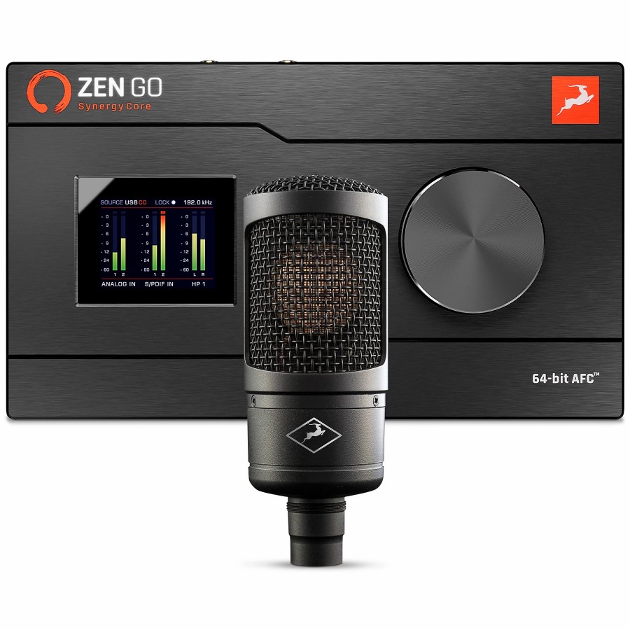 Recording Antelope Audio | Antelope Audio Zen Go Limited-Edition Recording Bundle With Edge Solo Modeling Microphone