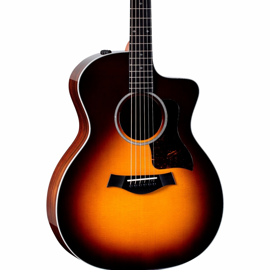 Guitars Taylor Acoustic Electric | Taylor 214Ce Dlx Grand Auditorium Acoustic-Electric Guitar Tobacco Sunburst