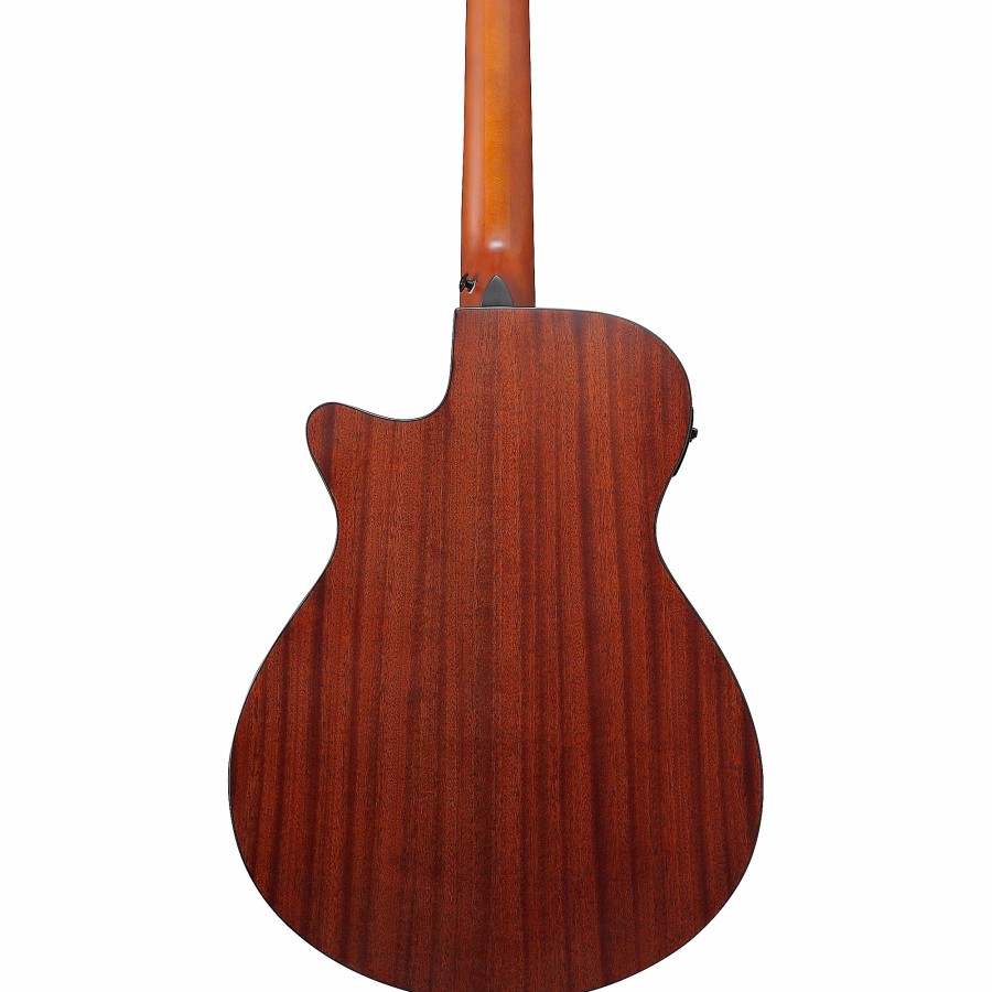 Basses Ibanez Fretted | Ibanez Aegb30E Spruce-Sapele Acoustic-Electric Bass Guitar Natural