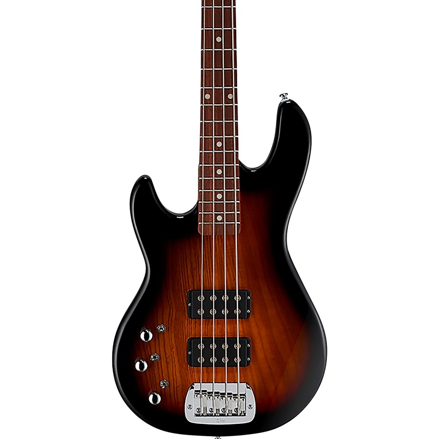 Basses Gu0026L Left-Handed | G&L Tribute L-2000 Left Handed Electric Bass Guitar 3-Tone Sunburst