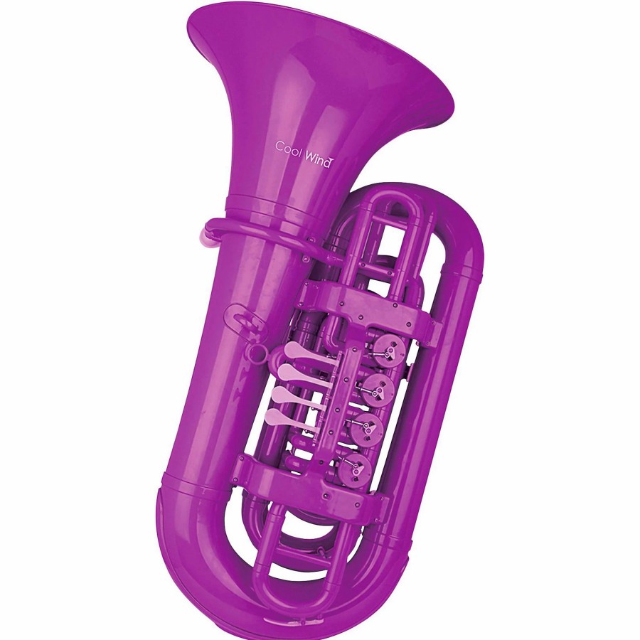 Band & Orchestra Cool Wind | Cool Wind Ctu-200 Series 4-Valve Bbb Tuba Purple