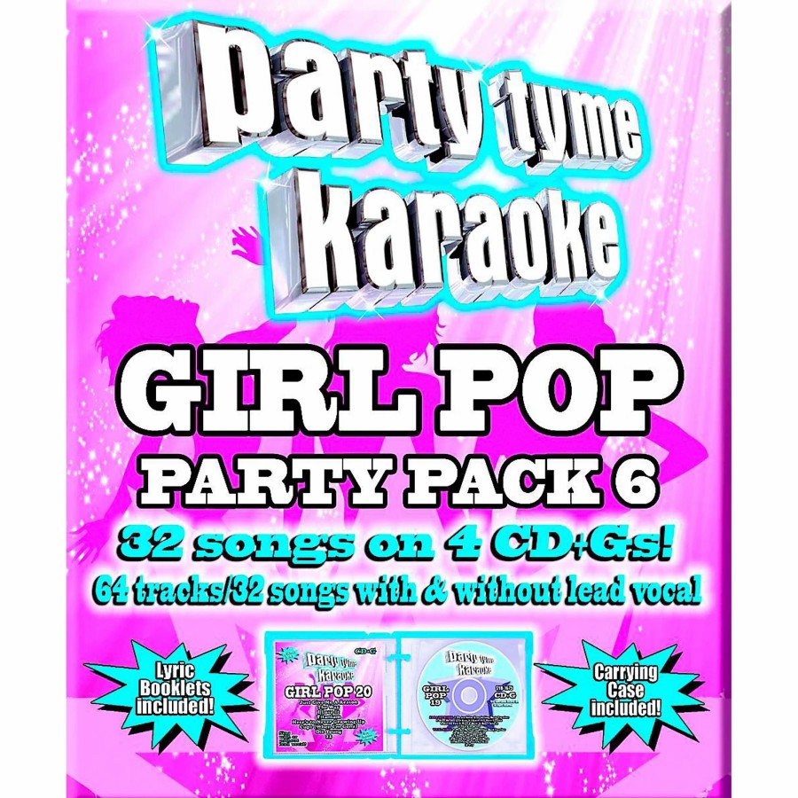 Dj Equipment Sybersound | Sybersound Party Tyme Karaoke - Girl Pop Party Pack 6