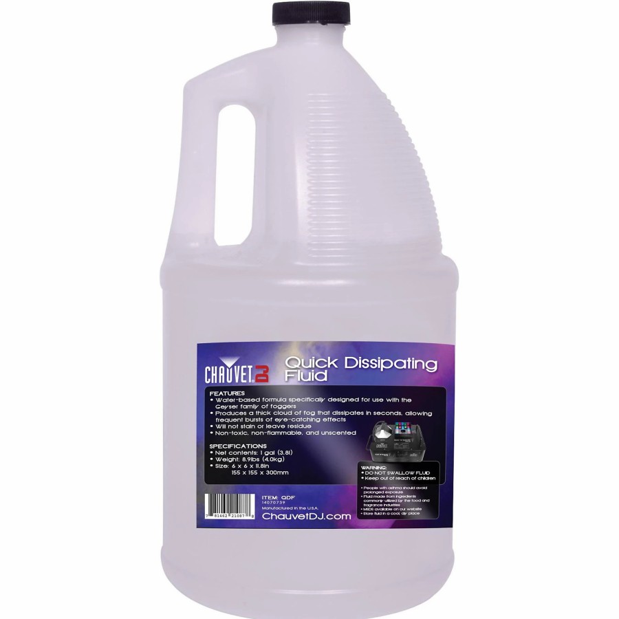 Lighting CHAUVET Professional | Chauvet Professional Qdf Quick Dissipating Fog Machine Fluid - 1 Gallon