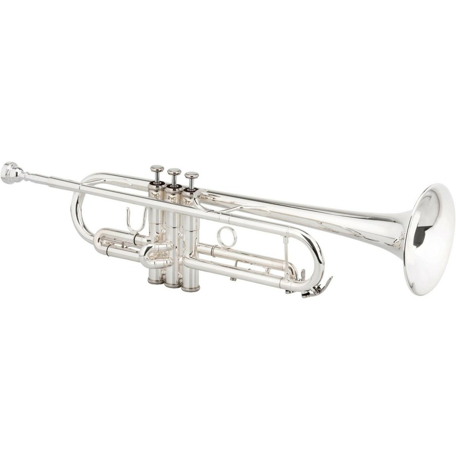 Band & Orchestra XO | Xo 1602S-Ltr Professional Series Bb Trumpet With Reverse Leadpipe Silver Plated Yellow Brass Bell