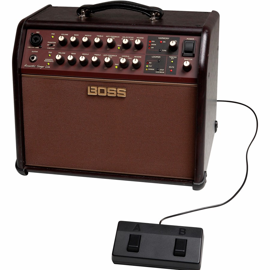 Amps & Effects BOSS Combo Amps | Boss Acoustic Singer Live 60W 1X6.5 Acoustic Guitar Amplifier