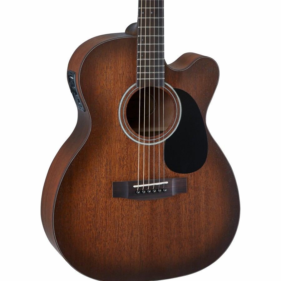 Guitars Mitchell Acoustic Electric | Mitchell T333Ce-Bst Solid Top Mahogany Auditorium Acoustic-Electric Guitar Edge Burst